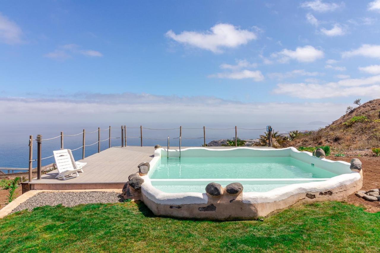 Flatguest Charming House + Pool + Terrace + Views Villa Santa Maria de Guia de Gran Canaria Buitenkant foto