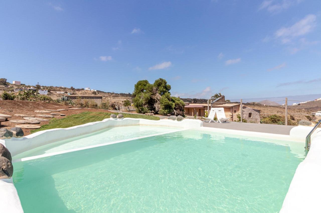 Flatguest Charming House + Pool + Terrace + Views Villa Santa Maria de Guia de Gran Canaria Buitenkant foto