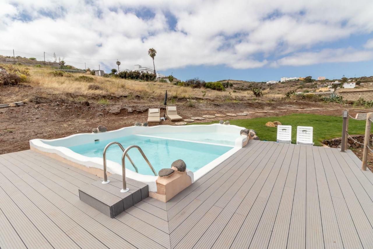 Flatguest Charming House + Pool + Terrace + Views Villa Santa Maria de Guia de Gran Canaria Buitenkant foto